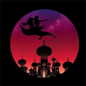 Disney Aladdin A Whole New World Art Playstation 3 & PS3 Skin