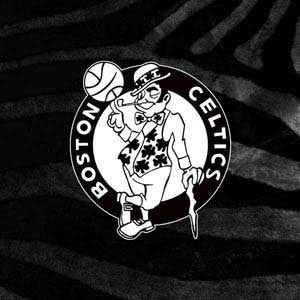 NBA Boston Celtics Black Animal Print Beats Solo 3 Wireless Skin