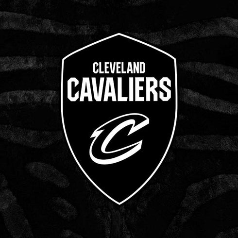 NBA Cleveland Cavaliers Black Animal Print iPhone XS Clear Case