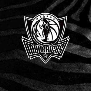 NBA Dallas Mavericks Black Animal Print Fire TV Cube Skin