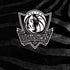 NBA Dallas Mavericks Black Animal Print iPhone XS Clear Case