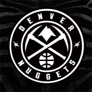 NBA Denver Nuggets Black Animal Print Fire TV Cube Skin