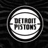 NBA Detroit Pistons Black Animal Print iPhone XS Clear Case