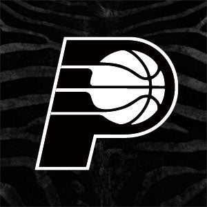 NBA Indiana Pacers Black Animal Print Fire TV Cube Skin