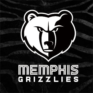 NBA Memphis Grizzlies Black Animal Print Studio Wireless Skin