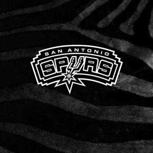 NBA San Antonio Spurs Black Animal Print Fire TV Cube Skin