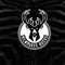 NBA Milwaukee Bucks Animal Print Black iPhone Charger (5W USB) Skin