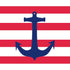 Nautical Stripes PS5 Slim Digital Edition Bundle Skin