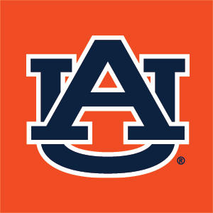 Auburn University Logo Orange Xbox 360 Slim (2010) Skin