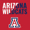 University of Arizona Wildcats Logo Split Red Wii (Includes 1 Controller) Skin