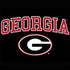 University of Georgia Collegiate Text iPhone XS Clear Case