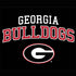 University of Georgia Bulldogs iPhone XS Clear Case