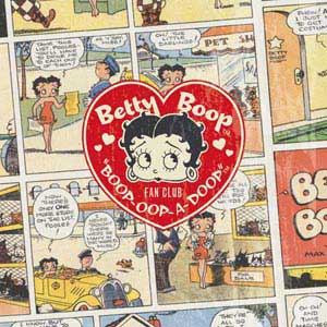 Betty Boop Comic Strip Wireless Charger Skin