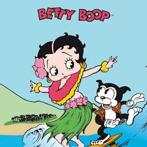 Betty Boop Surfing Surface Pro 7 Skin