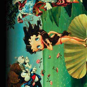 Betty Boop At Sea Nintendo Switch (2017-2021) Joy-Con Controller Skin