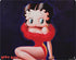 Betty Boop Red Dress iPhone XS Clear Case