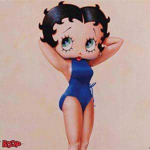 Betty Boop Swimsuit Fire TV Cube Skin