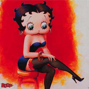 Betty Boop Stockings Studio Wireless 3 Skin