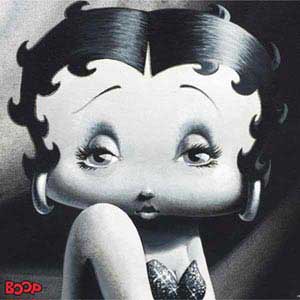 Betty Boop Black and White Studio Wireless 3 Skin