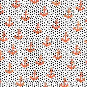 Bouffants and Broken Hearts Anchors and Dots Fire TV Cube Skin