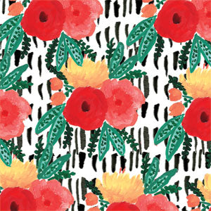 Bouffants and Broken Hearts Bouquets Print 3 Galaxy Buds Plus Skin