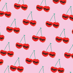 Bouffants and Broken Hearts Cherry Lash Xbox Adaptive Controller Skin