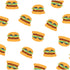 Bouffants and Broken Hearts Cute Burgers iPhone XS Clear Case