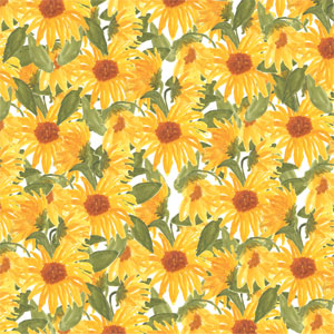 Bouffants and Broken Hearts Sunflowers Fire TV Cube Skin