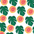 Bouffants and Broken Hearts Tropical Leaves and Citrus iPhone XS Clear Case