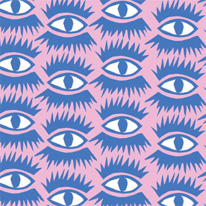 Bouffants and Broken Hearts Bold Eyes 2 Fire TV Cube Skin