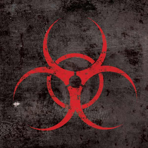 Biohazard Red iPhone XS Clear Case