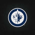 NHL Winnipeg Jets Black Background iPhone XS Clear Case