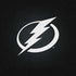 NHL Tampa Bay Lightning Black Background iPhone XS Clear Case