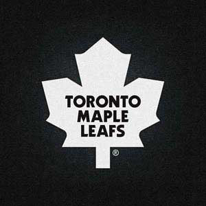 NHL Toronto Maple Leafs Black Background Xbox Adaptive Controller Skin