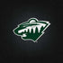 NHL Minnesota Wild Black Background iPhone XS Clear Case