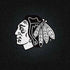 NHL Chicago Blackhawks Black Background Steam Deck Handheld Gaming Computer Skin
