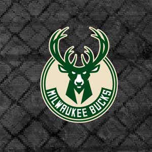 NBA Milwaukee Bucks Rusted Dark Studio Wireless 3 Skin