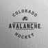 NHL Colorado Avalanche Black Text iPhone XS Clear Case