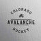 NHL Colorado Avalanche Black Text Apple AirPods 2 Skin