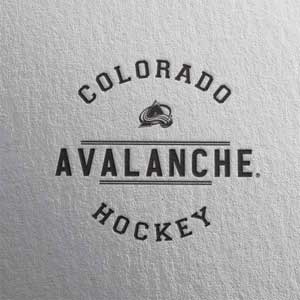 NHL Colorado Avalanche Black Text 3DS XL 2015 Skin