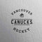 NHL Vancouver Canucks Black Text Steam Deck Handheld Gaming Computer Skin