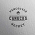 NHL Vancouver Canucks Black Text iPhone XS Clear Case