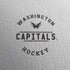 NHL Washington Capitals Black Text iPhone XS Clear Case