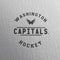 NHL Washington Capitals Black Text Beats Solo 3 Wireless Skin