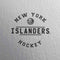 NHL New York Islanders Black Text Fire TV Cube Skin