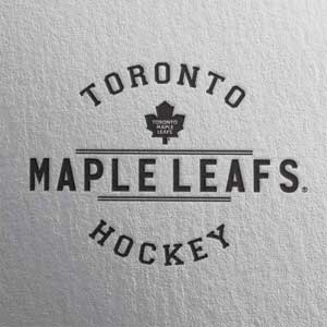 NHL Toronto Maple Leafs Black Text Xbox Adaptive Controller Skin