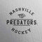 NHL Nashville Predators Black Text Surface Pro Tablet Skin