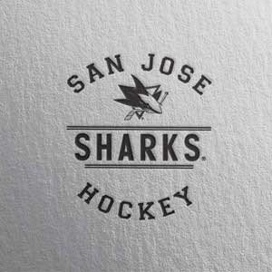 NHL San Jose Sharks Black Text Fire TV Cube Skin