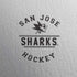 NHL San Jose Sharks Black Text iPhone XS Clear Case