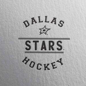 NHL Dallas Stars Black Text Beats Solo 2 Wired Skin
